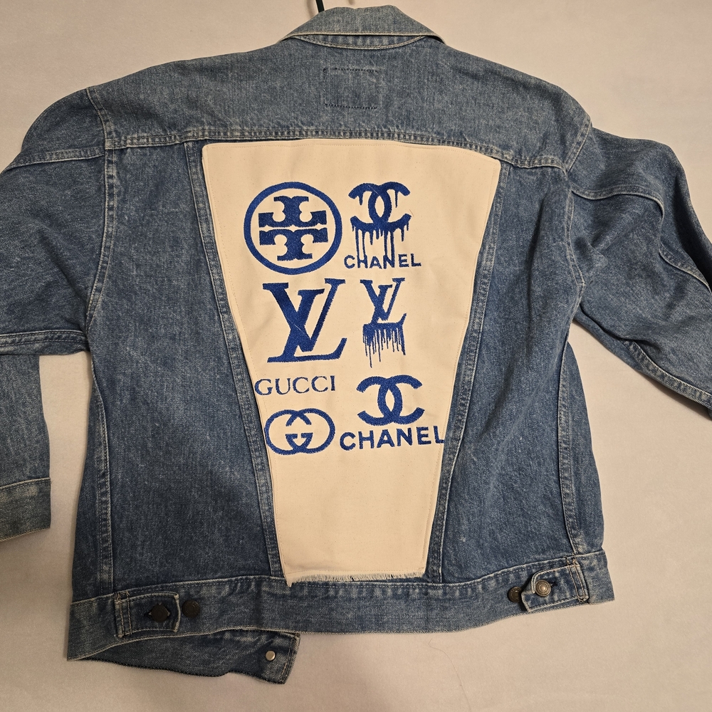 Levi's Denim Jacket with Designer Logos